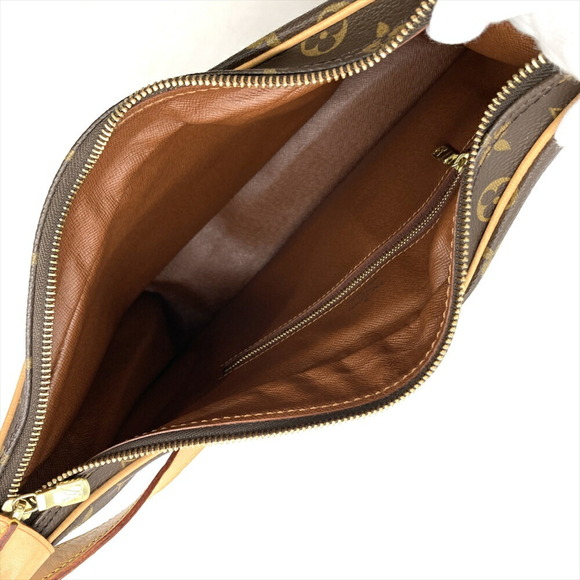 LOUIS VUITTON Authentic Brown Monogram Canvas Boulogne 30 Shoulder Bag - Picture 8 of 10